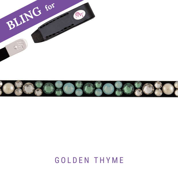 Golden Thyme Stirnband Bling Classic