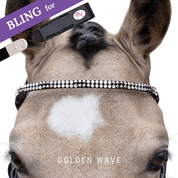 Golden Wave Stirnband Bling Classic