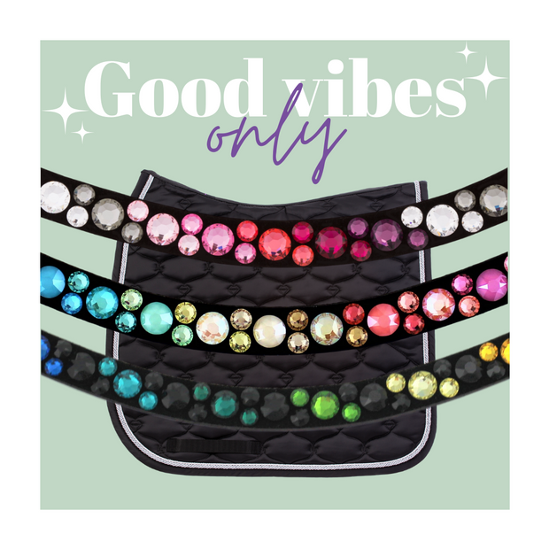 Good vibes only Paket Stirnband Bling Swing