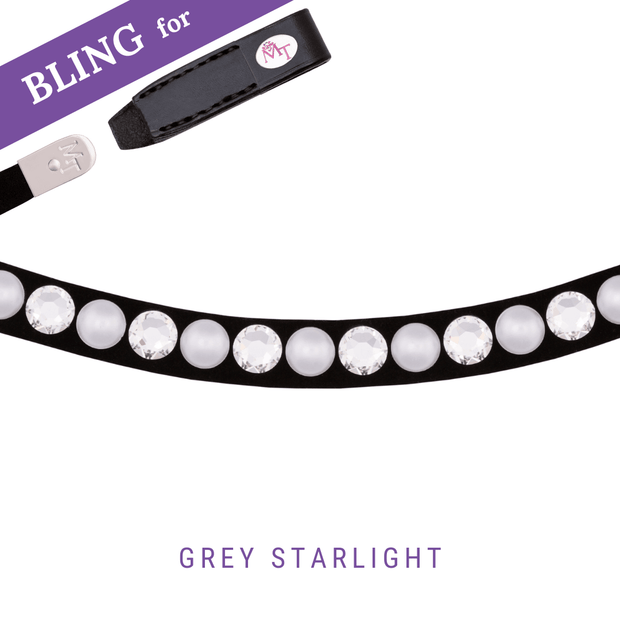 Grey Starlight Stirnband Bling Swing