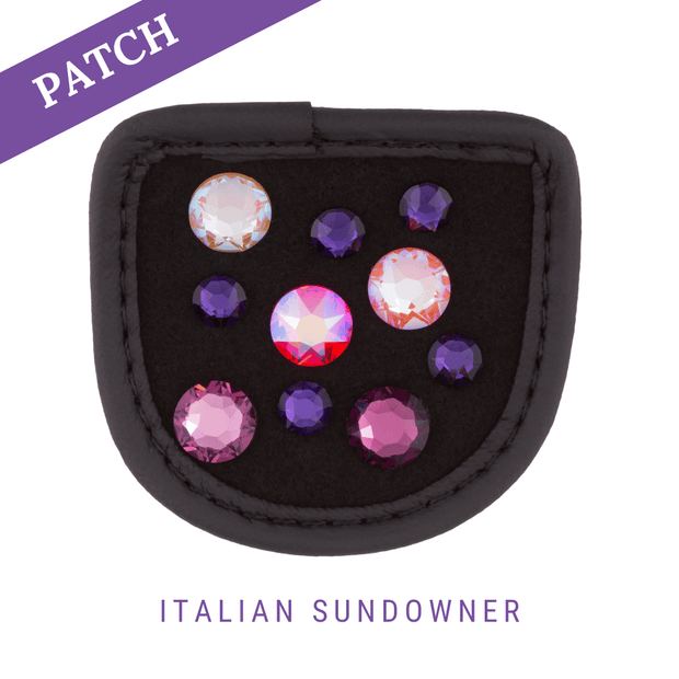 Italian Sundowner Reithandschuh Patch schwarz
