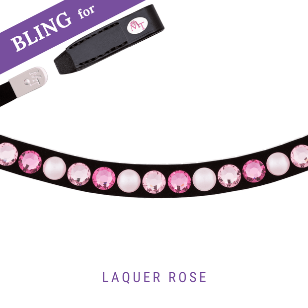 Laquer Rose Stirnband Bling Swing