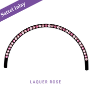 Laquer Rose Stübben Sattel Inlay