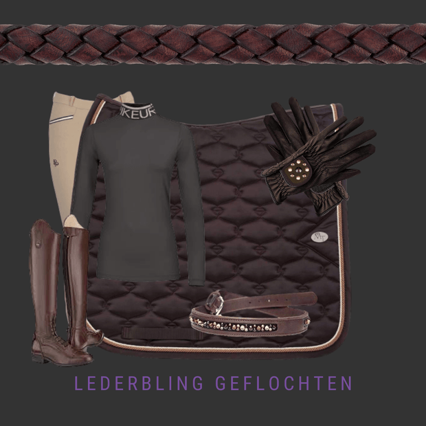 Leder Bling Geflochten