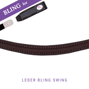 Leder Stirnband Bling Swing