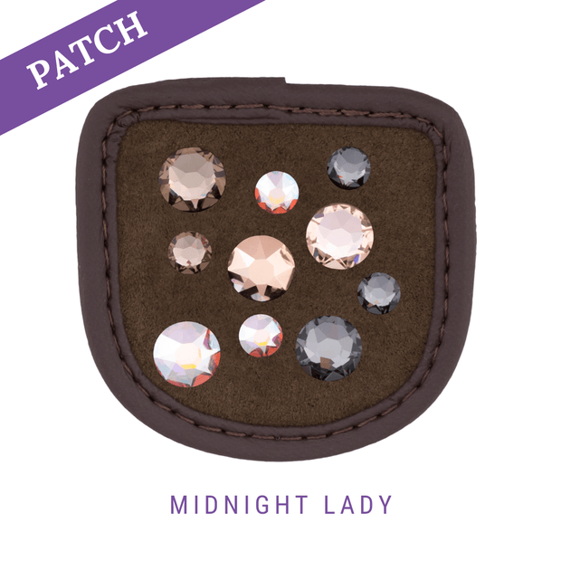 Midnight Lady by Lillylin Reithandschuh Patch braun
