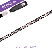 Midnight Lady by Lillylin Stirnband Bling Classic