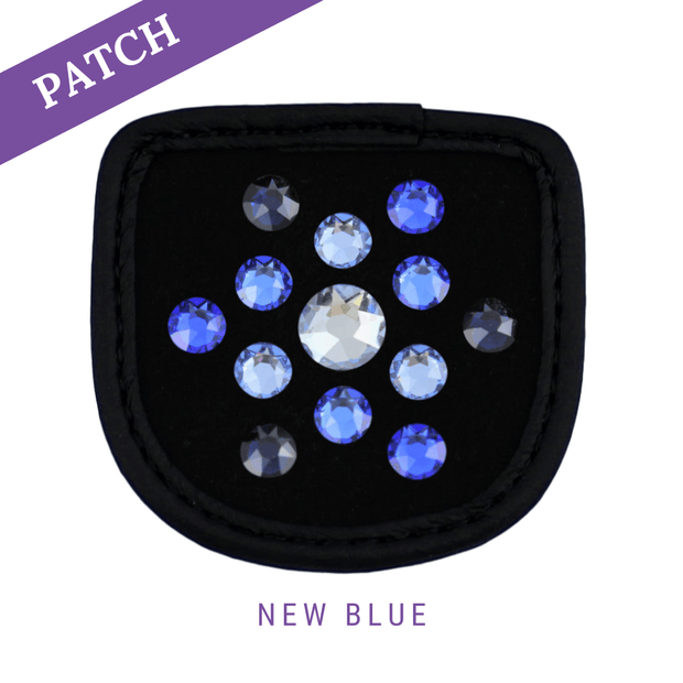 New Blue by Lia & Alfi Reithandschuh Patch schwarz