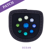 Ocean Reithandschuh Patch blau