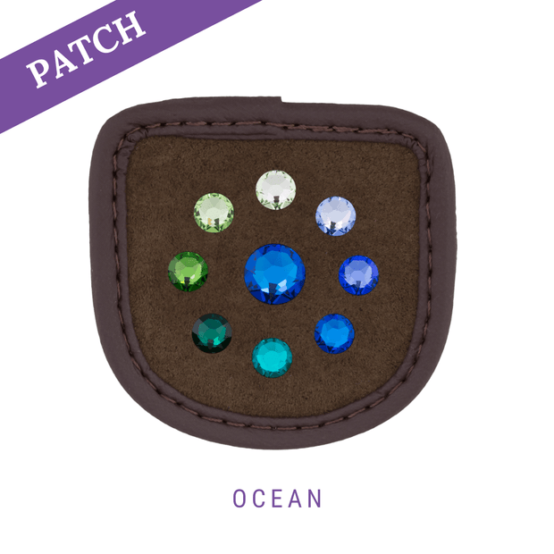 Ocean Reithandschuh Patch braun