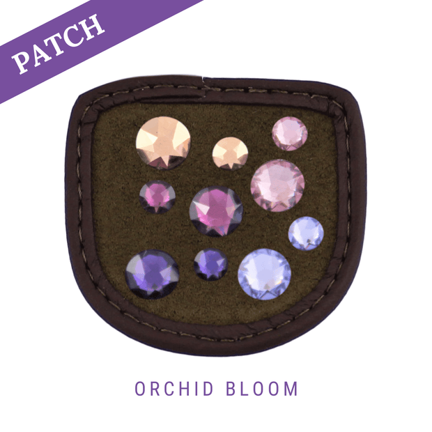 Orchid Bloom Reithandschuh Patches