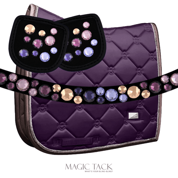 Orchid Bloom Reithandschuh Patches