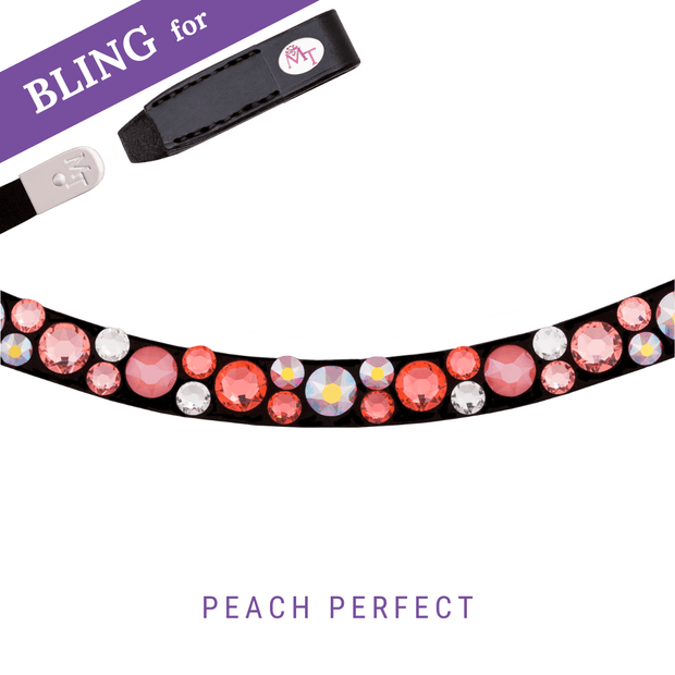 Peach Perfect Stirnband Bling Swing