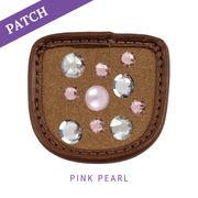 Pink Pearl Reithandschuh Patches