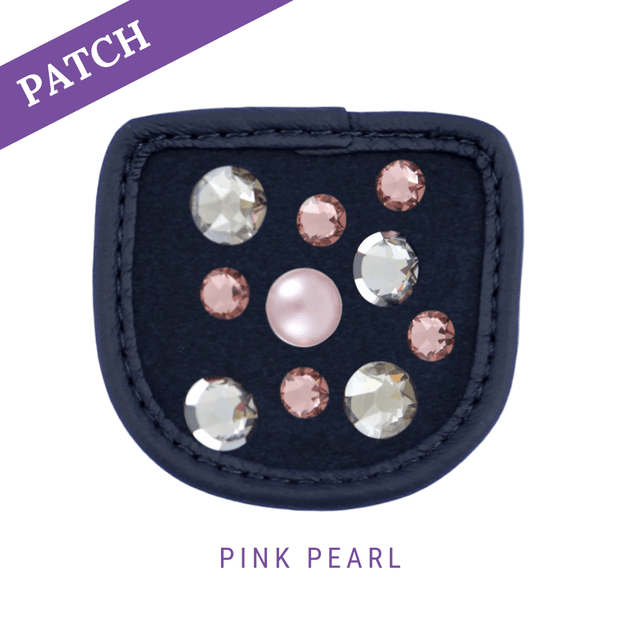 Pink Pearl Reithandschuh Patches