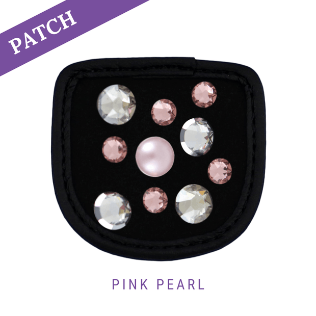 Pink Pearl Reithandschuh Patches