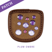 Plum Ombre Reithandschuh Patches