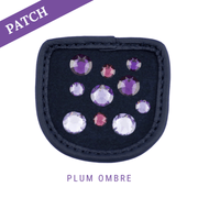 Plum Ombre Reithandschuh Patches