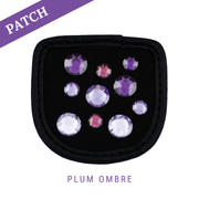 Plum Ombre Reithandschuh Patches