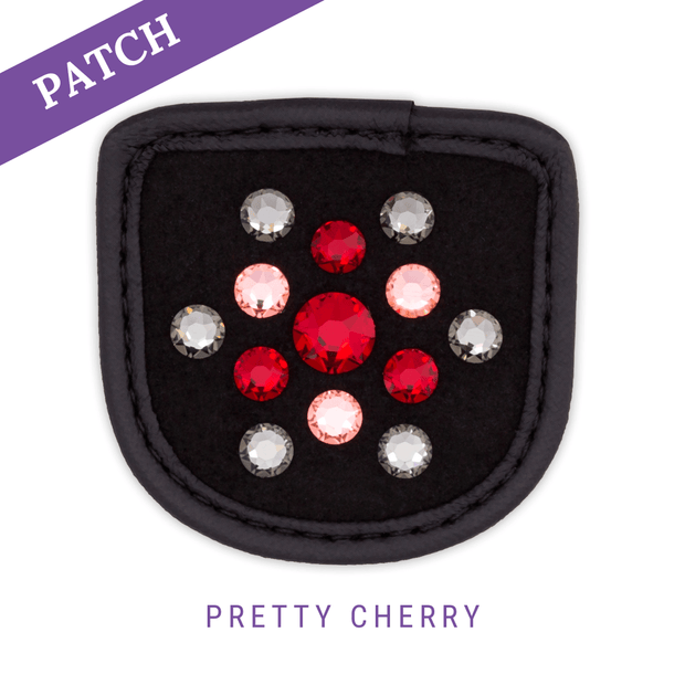 Pretty Cherry by ZauberponyAmy Reithandschuh Patch schwarz