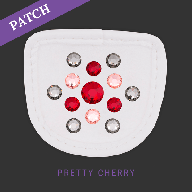 Pretty Cherry by ZauberponyAmy Reithandschuh Patch  weiß
