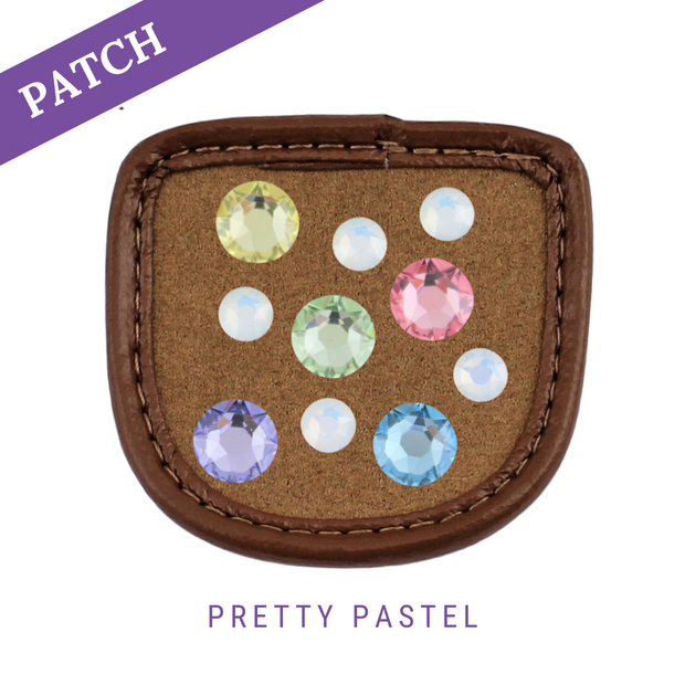 Pretty Pastel Reithandschuh Patches