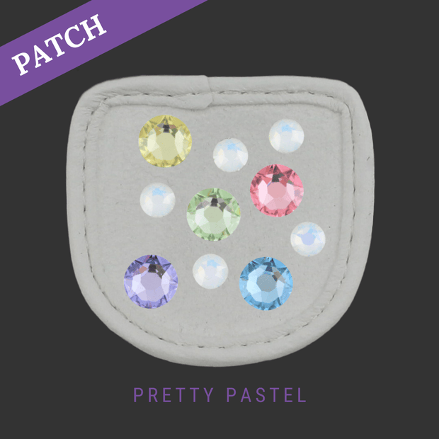 Pretty Pastel Reithandschuh Patches