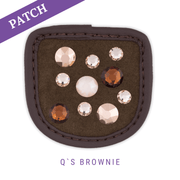 Q's Brownie by Chrissi Reithandschuh Patch braun