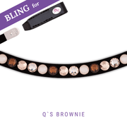 Q's Brownie by Chrissi Stirnband Bling Swing