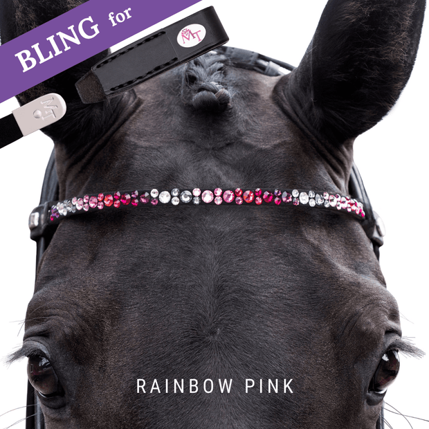 Rainbow Pink Stirnband Bling Classic