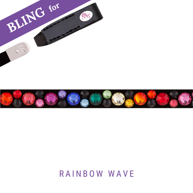 Rainbow Wave by Lia & Alfi Stirnband Bling Classic