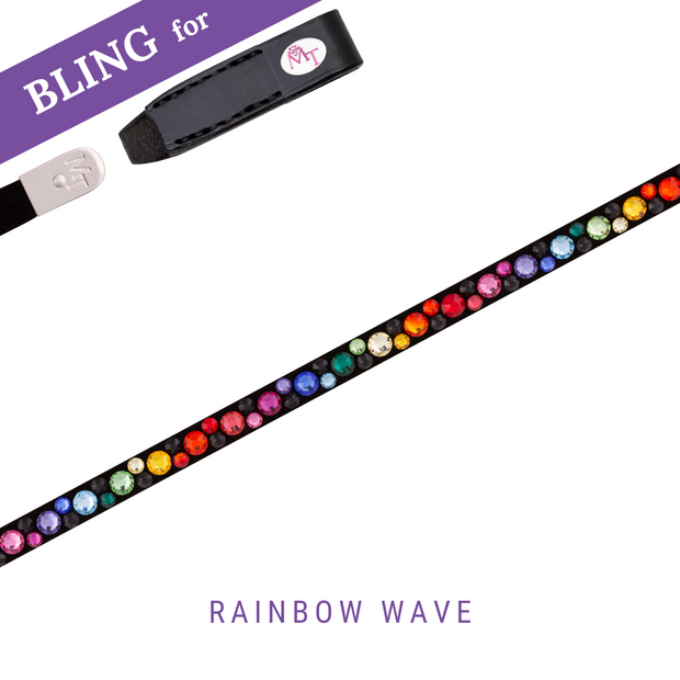 Rainbow Wave by Lia & Alfi Stirnband Bling Classic