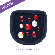 Red Flashlight Reithandschuh Patches