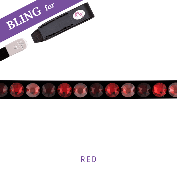 Red Stirnband Bling Classic