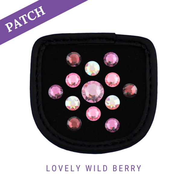 Lovely Wild Berry by Wildpferd Merlin Reithandschuh Patches