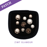 Zimt Glamour Reithandschuh Patches