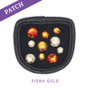 Siena Gold Reithandschuh Patch blau