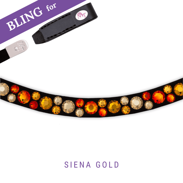 Siena Gold Stirnband Bling Swing