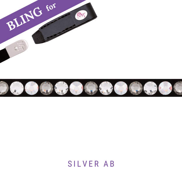 Silver AB Stirnband Bling Classic