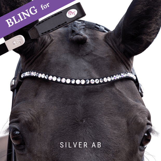 Silver AB Stirnband Bling Swing