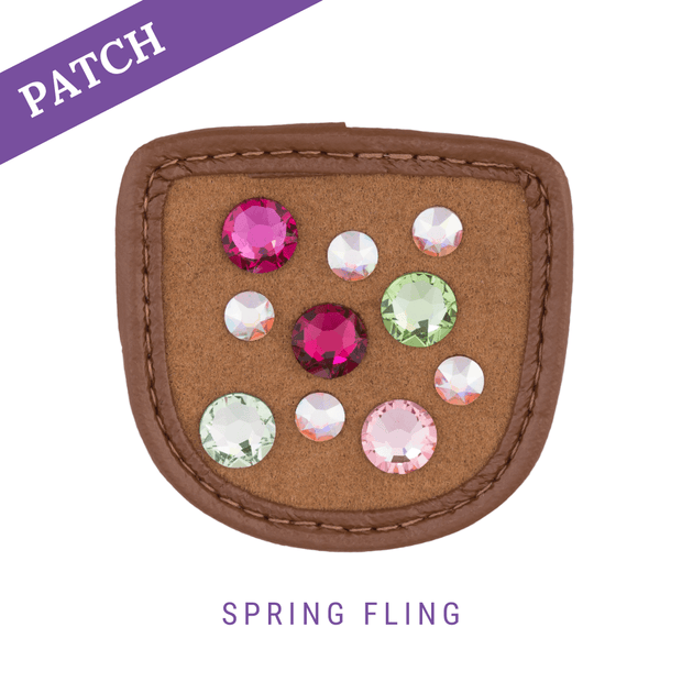 Spring Fling Reithandschuh Patch caramel