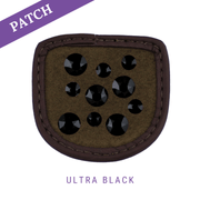 Ultra Black Reithandschuh Patches