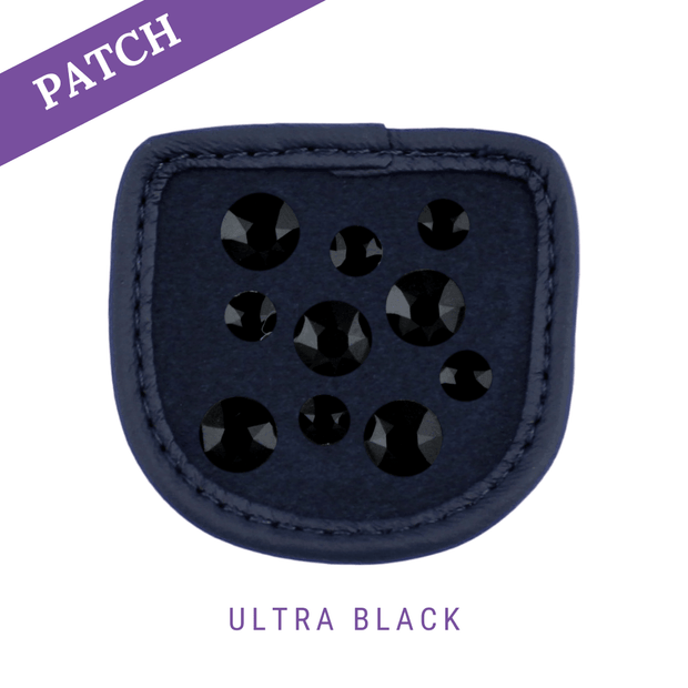 Ultra Black Reithandschuh Patches