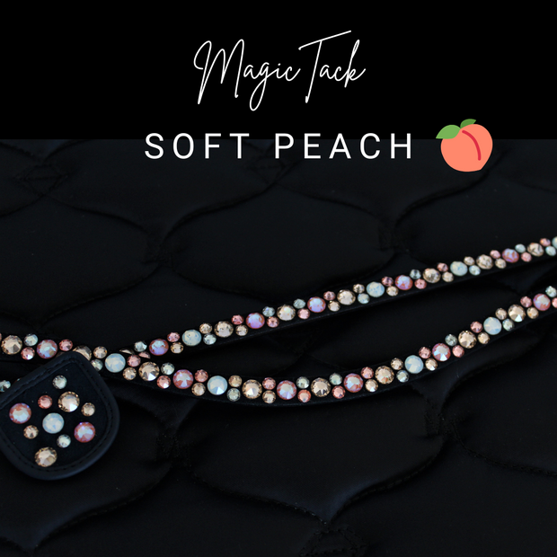 Soft Peach Stirnband Bling Swing