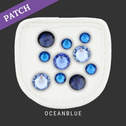 Oceanblue Reithandschuh Patches
