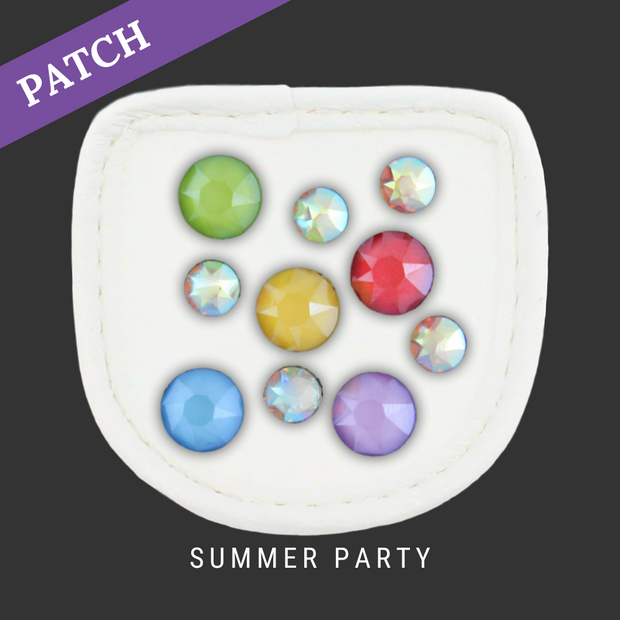 Summer Party Reithandschuh Patches