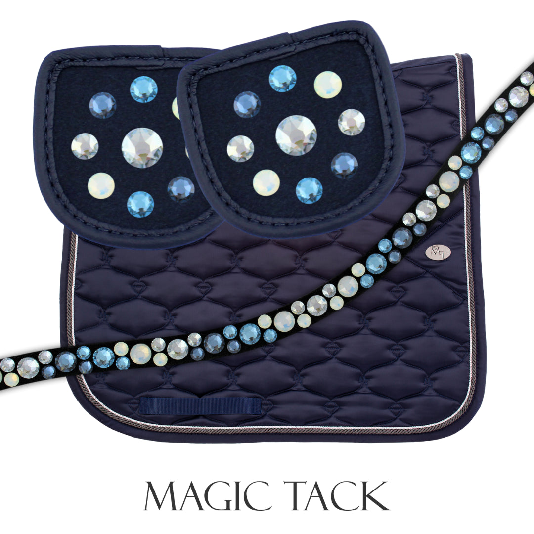 Denim Blue Stirnband Bling Swing